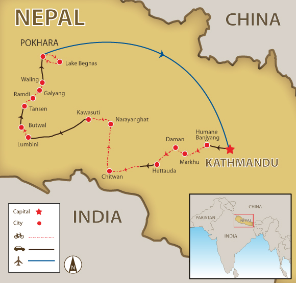 Wonders of Southern Nepal by Bicycle